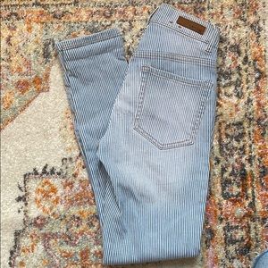 Garage pin striped jeans